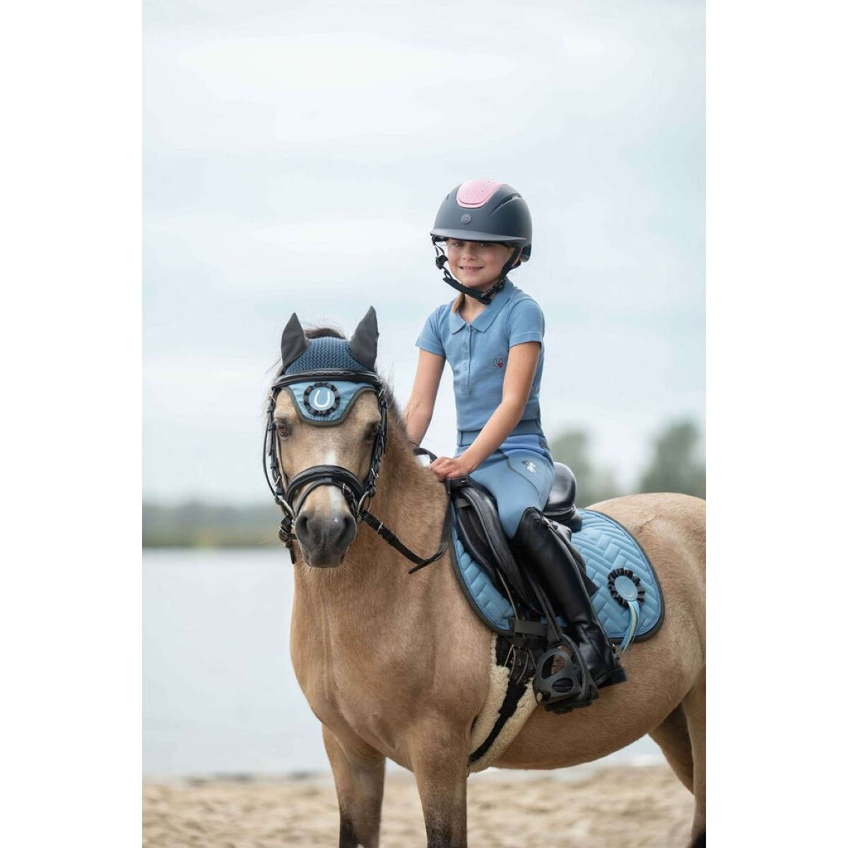 HKM Poloshirt Claire Blu fumo