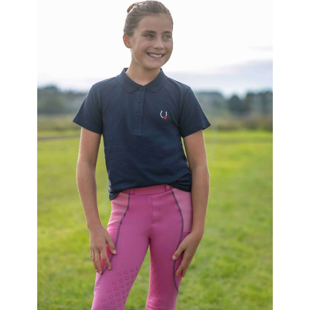 HKM Poloshirt Claire Blu scuro