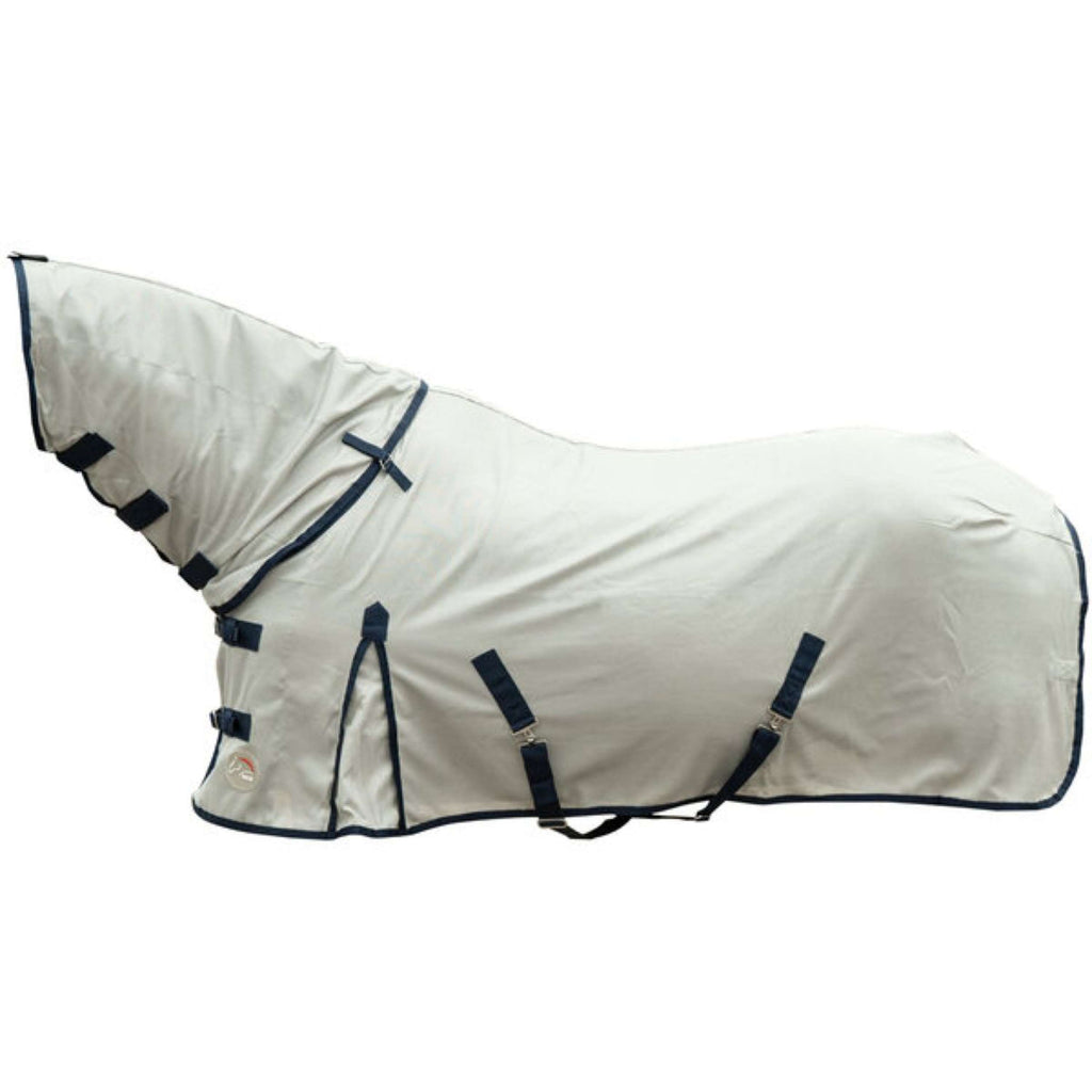 HKM Coperta Antimosche Rain II Collo Rimovibile Grigio