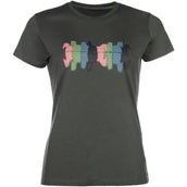 HKM T-Shirt Mirror Grigio-verde