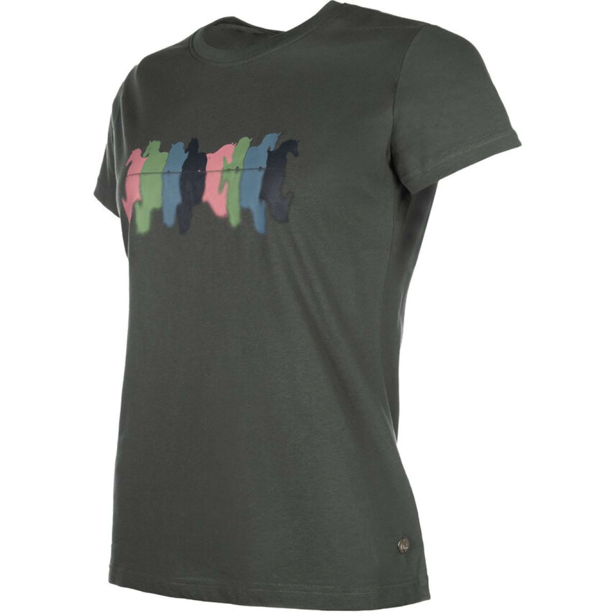 HKM T-Shirt Mirror Grigio-verde