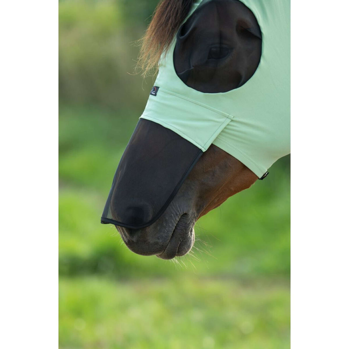 HKM Maschera per Mosche Elastic Con Rete per Naso Giada