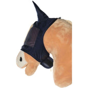 HKM Maschera per Mosche Hobby Horsing Blu scuro