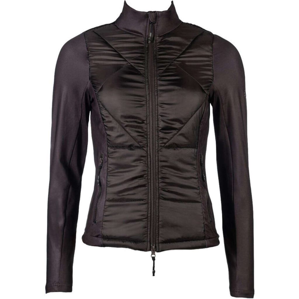 HKM Felpa con cappuccio e zip Prag II Marrone scuro