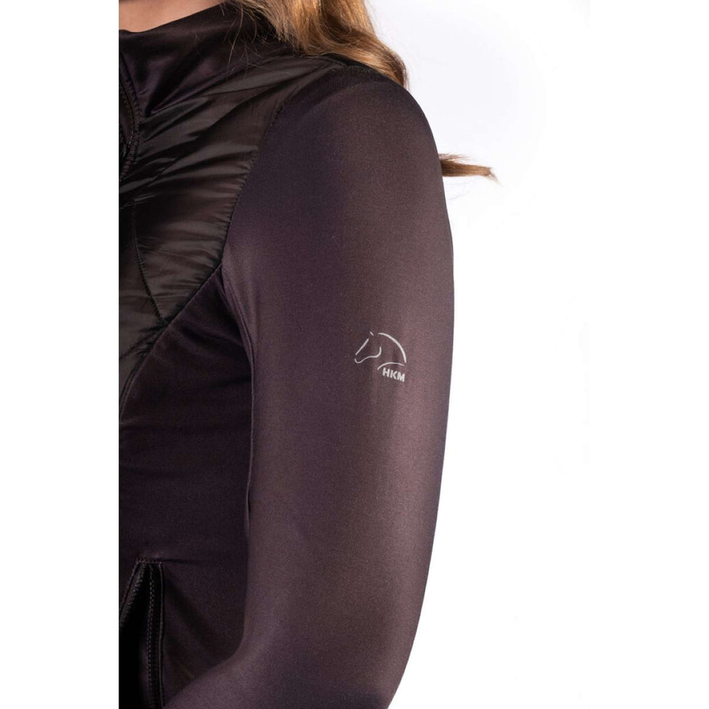 HKM Felpa con cappuccio e zip Prag II Marrone scuro