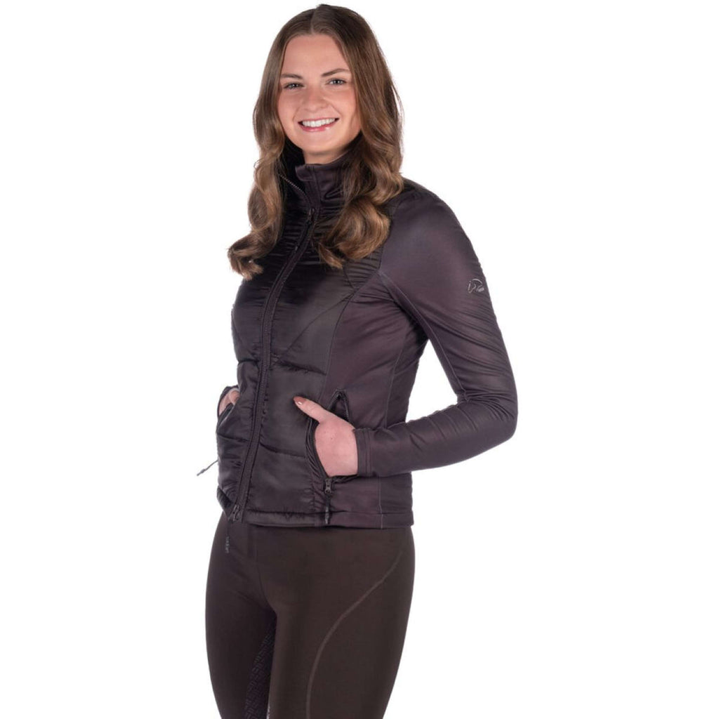 HKM Felpa con cappuccio e zip Prag II Marrone scuro