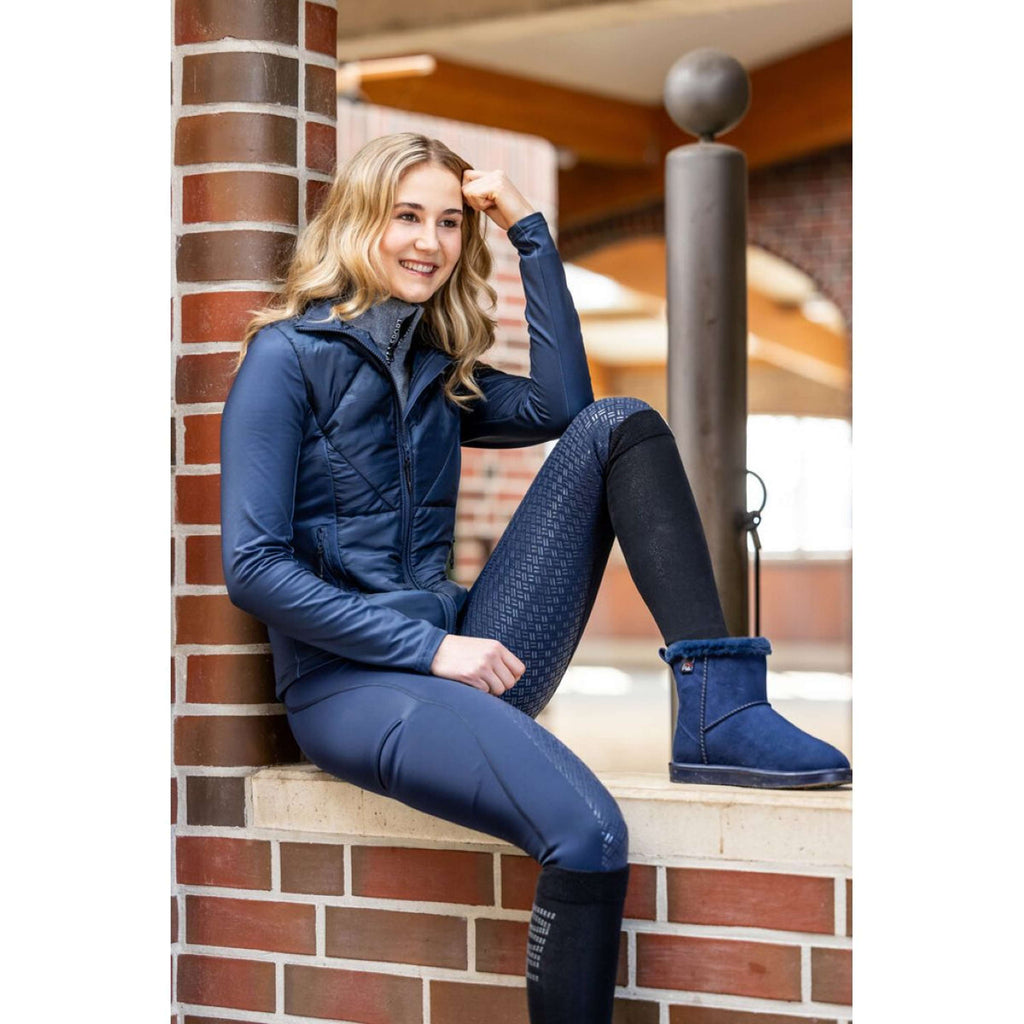 HKM Felpa con cappuccio e zip Prag II Blu scuro