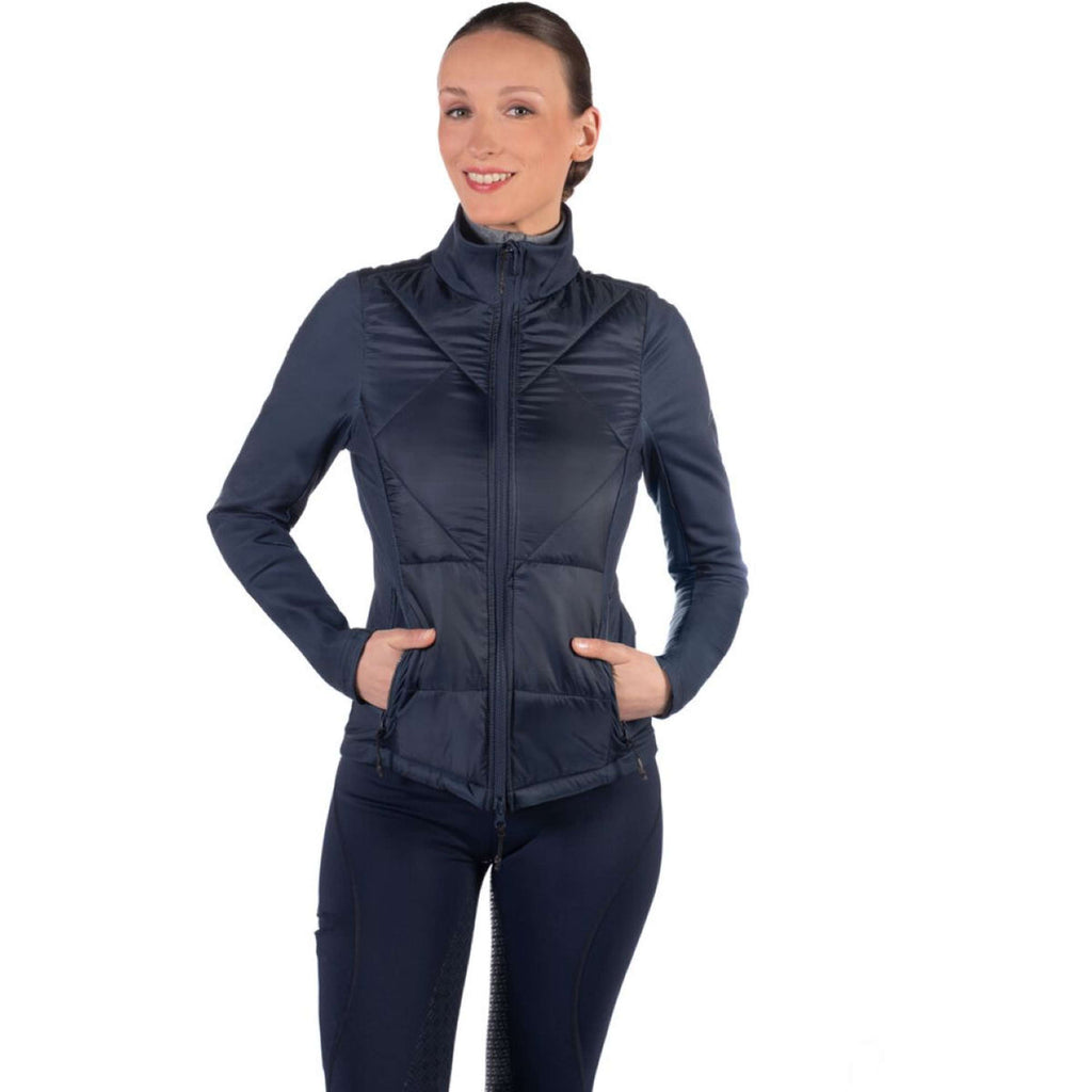 HKM Felpa con cappuccio e zip Prag II Blu scuro