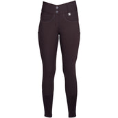 HKM Pantaloni da Equitazione Arezzo Full Grip Marrone scuro