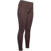 HKM Leggings da Equitazione Arezzo Full Grip Marrone scuro
