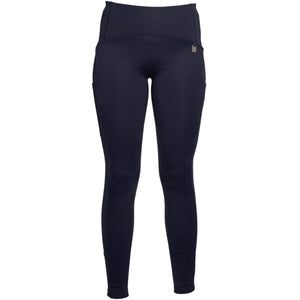 HKM Leggings da Equitazione Arezzo Full Grip Blu scuro