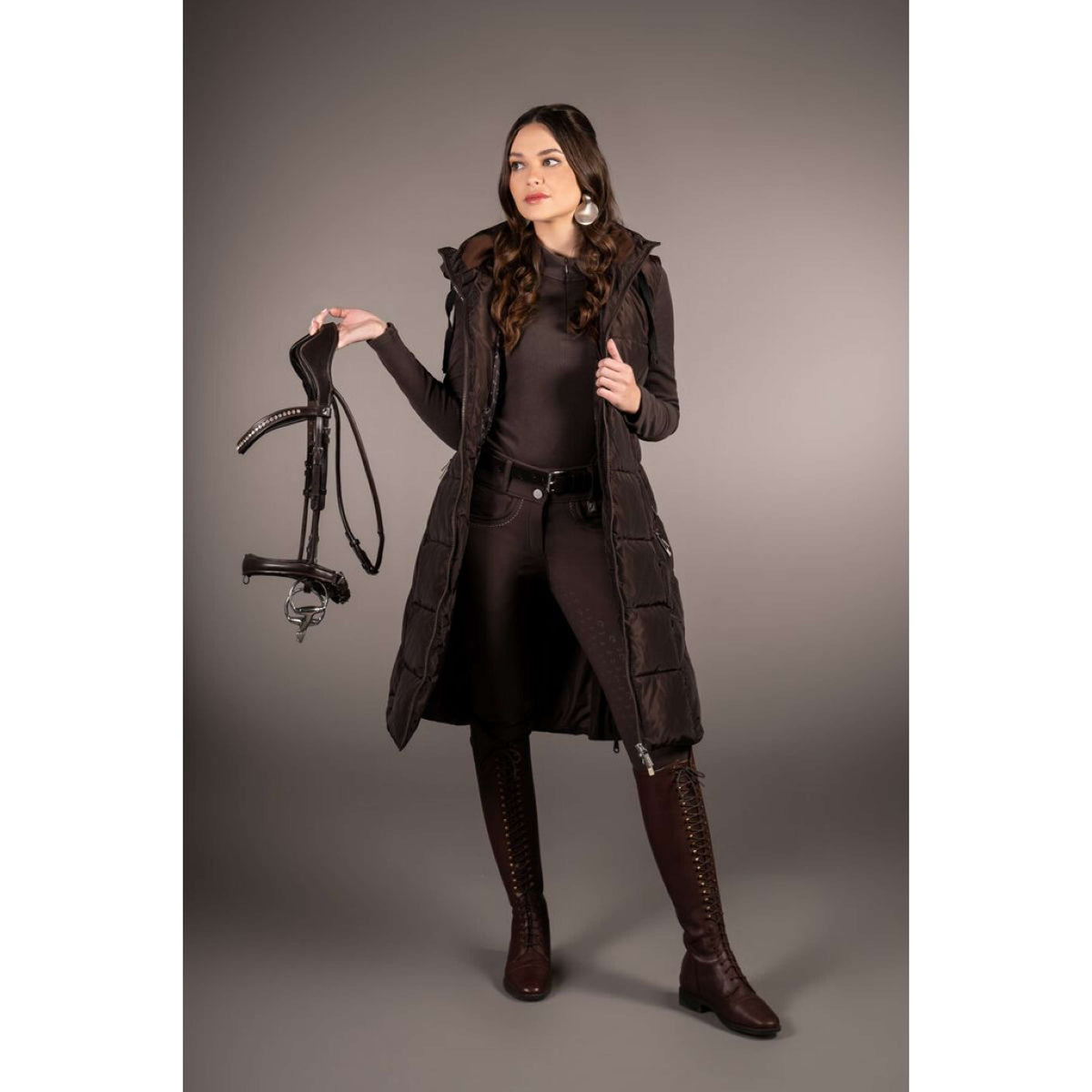 HKM Gilet Arezzo Marrone scuro