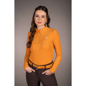 HKM Shirt Arezzo Soft Maniche Lunghe Senape
