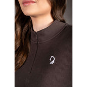 HKM Shirt Arezzo Soft Maniche Lunghe Marrone scuro