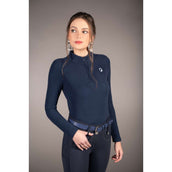 HKM Shirt Arezzo Soft Maniche Lunghe Blu scuro