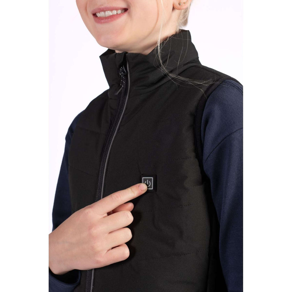 HKM Gilet Cuddle Riscaldato Nero
