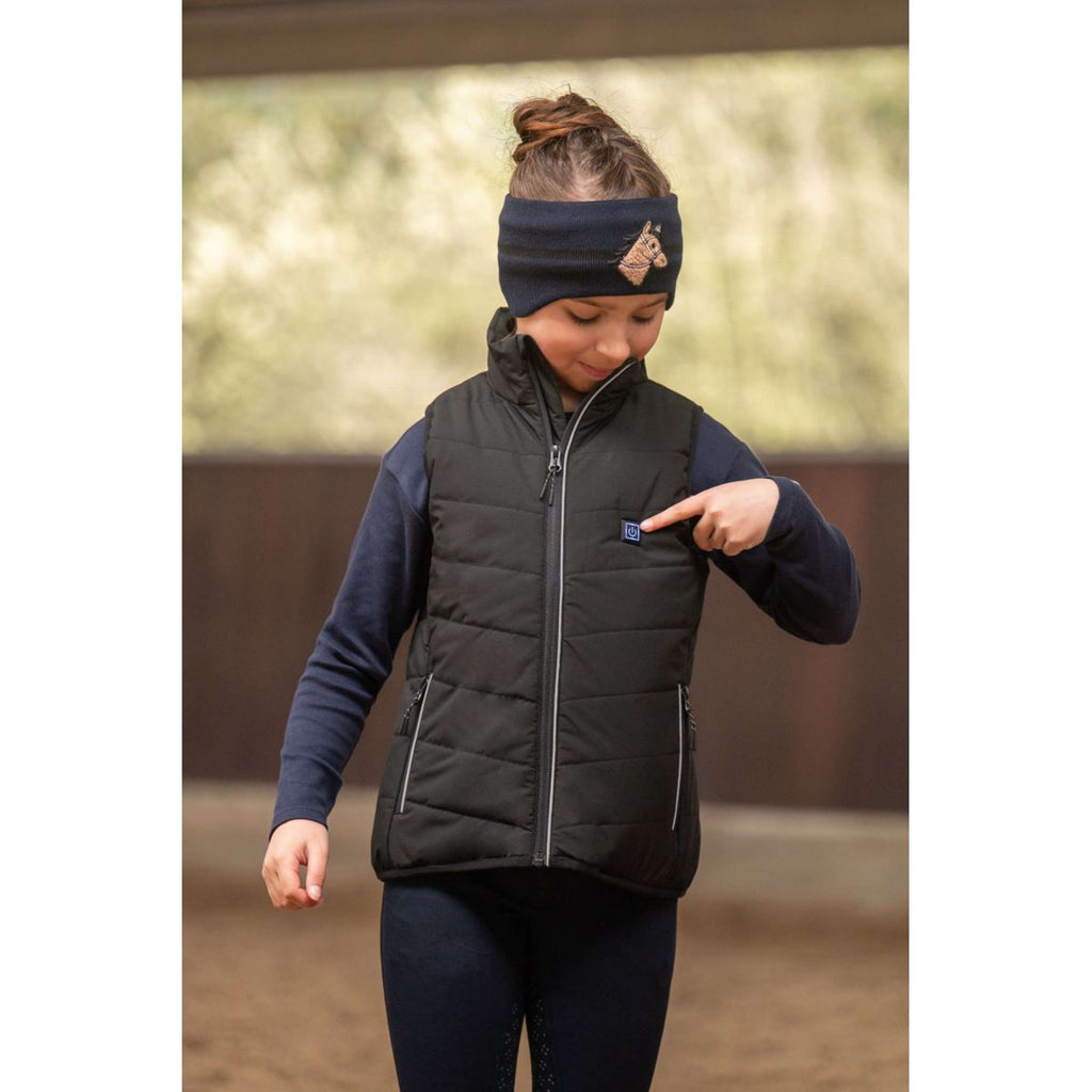 HKM Gilet Cuddle Riscaldato Nero