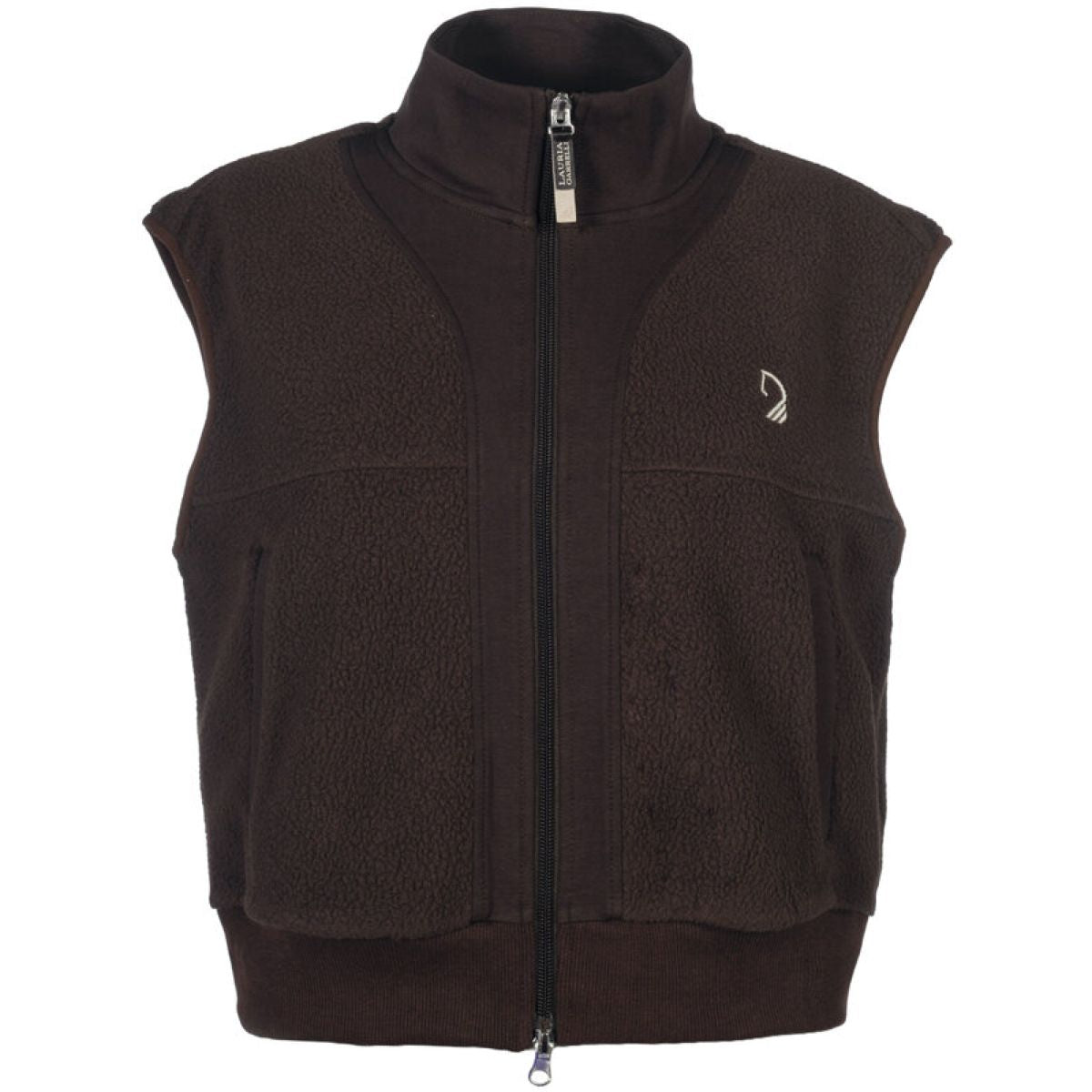 HKM Gilet Arezzo Teddy Marrone scuro
