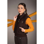 HKM Gilet Arezzo Teddy Marrone scuro