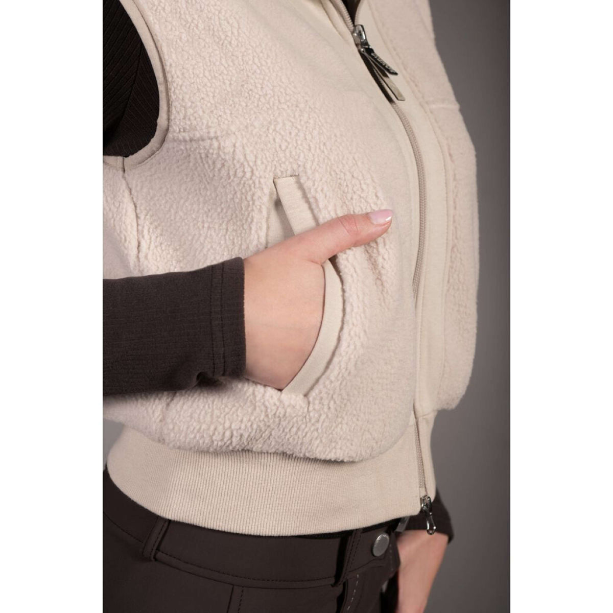 HKM Gilet Arezzo Teddy Beige