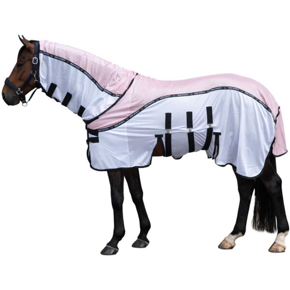 HKM Coperta Antimosche Light Rosa/Bianco