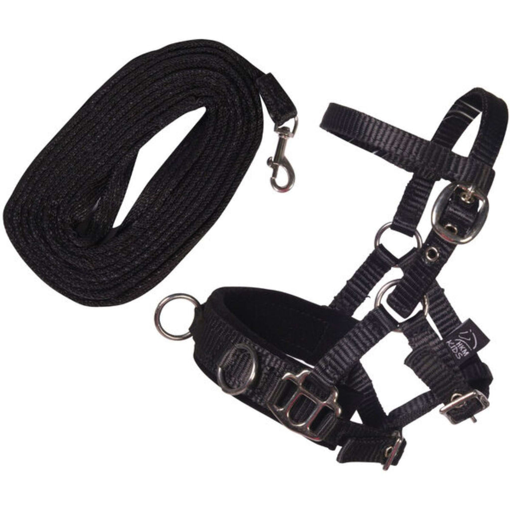 HKM Hobby Horsing Set da longeggio Nero