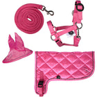 HKM Hobby Horsing Set al neon Rosa
