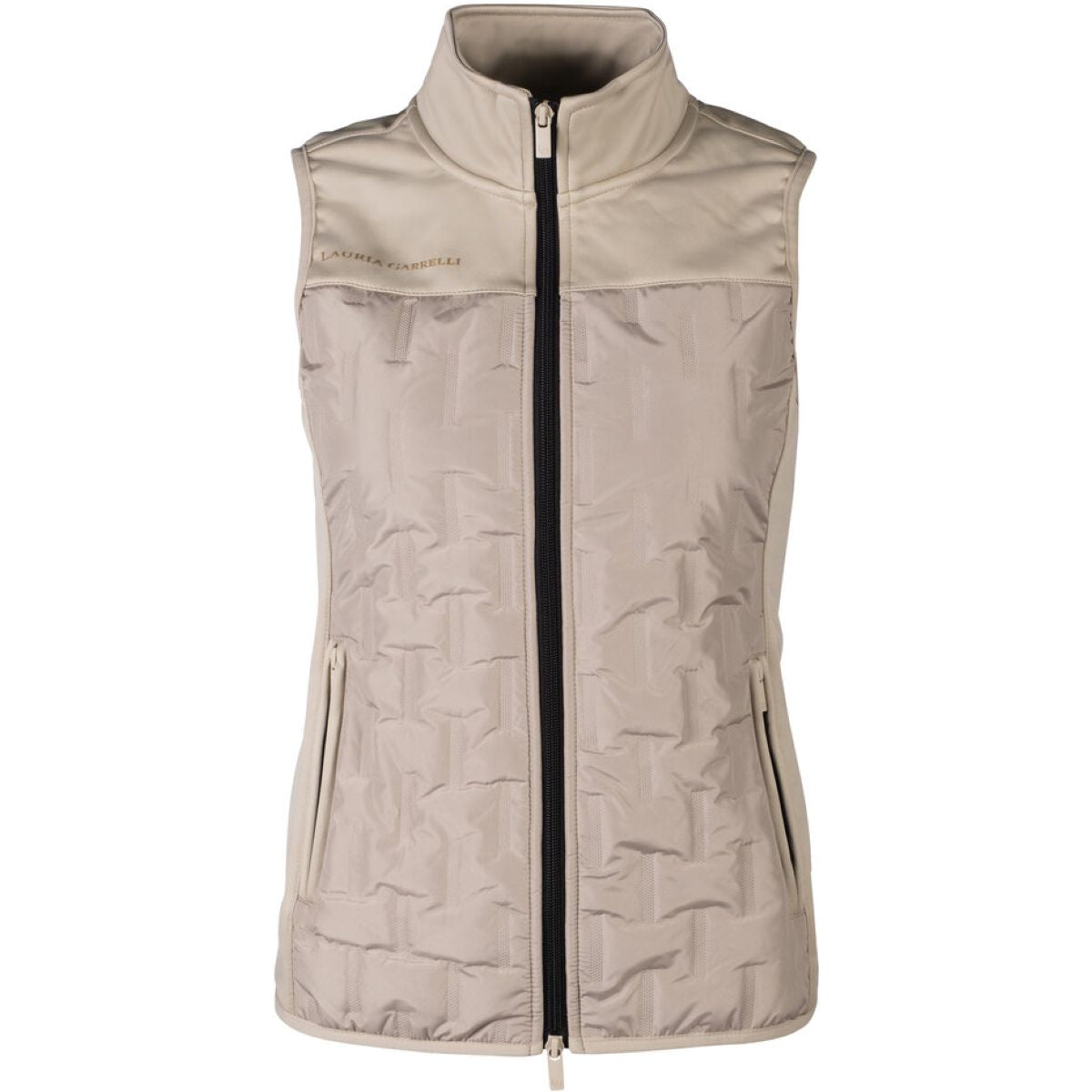 Lauria Garrelli Gilet Limone Grigio/Beige