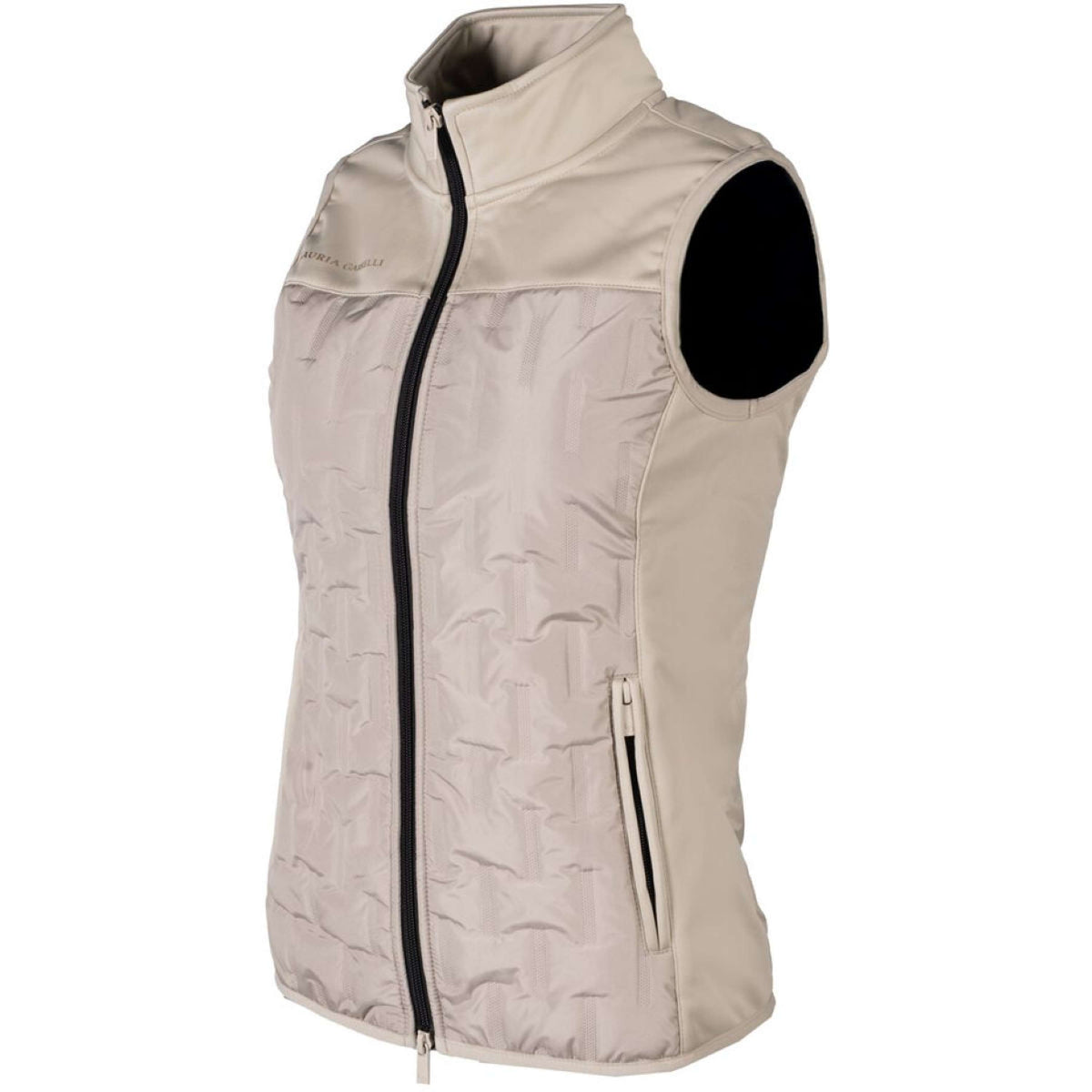 Lauria Garrelli Gilet Limone Grigio/Beige