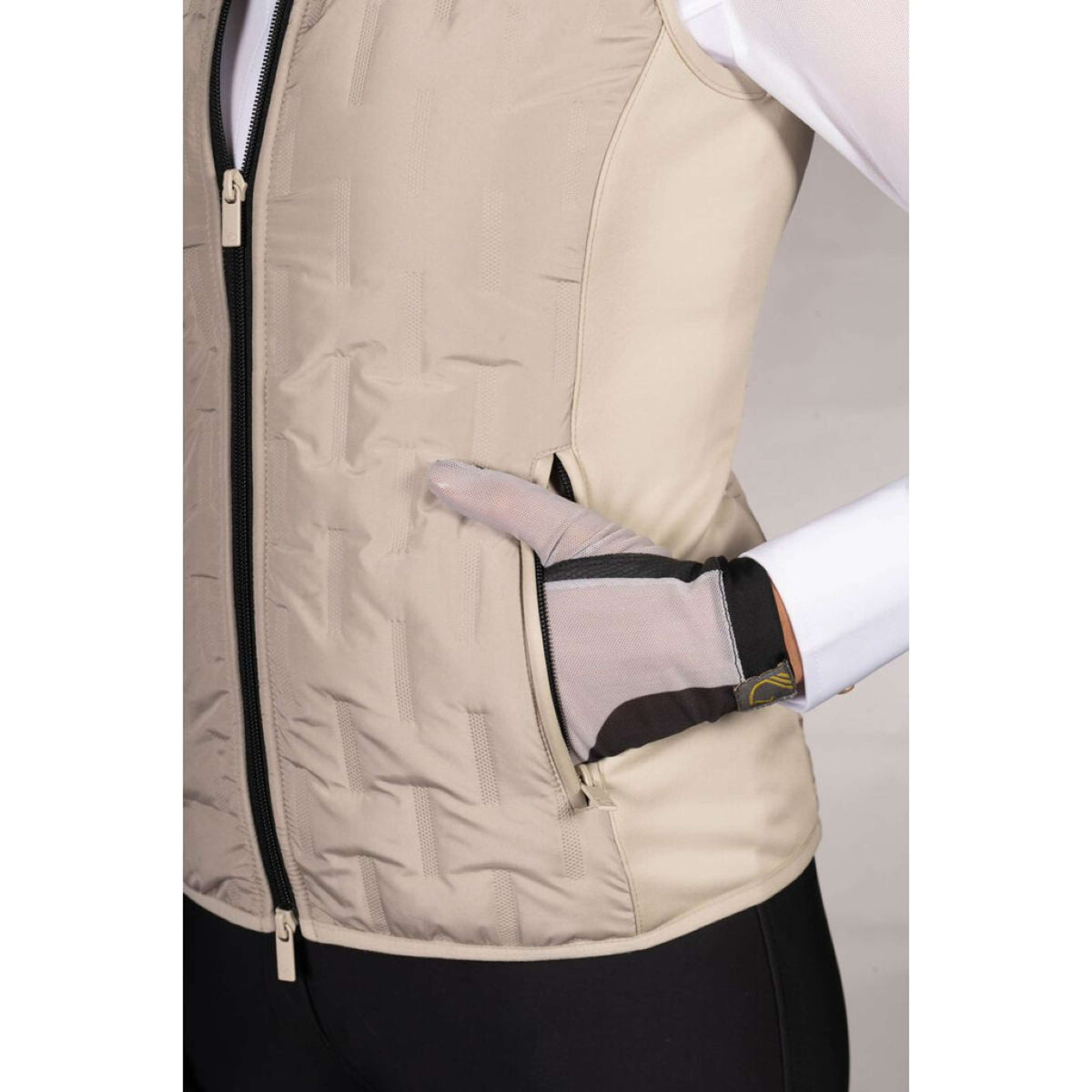 Lauria Garrelli Gilet Limone Grigio/Beige