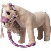 HKM Set Cavezza Cuddle Horse Rosa chiaro
