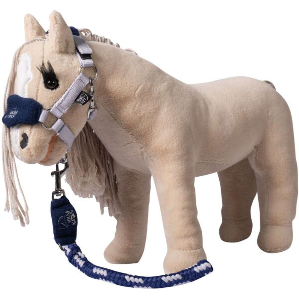 HKM Set Cavezza Cuddle Horse Grigio/Blu