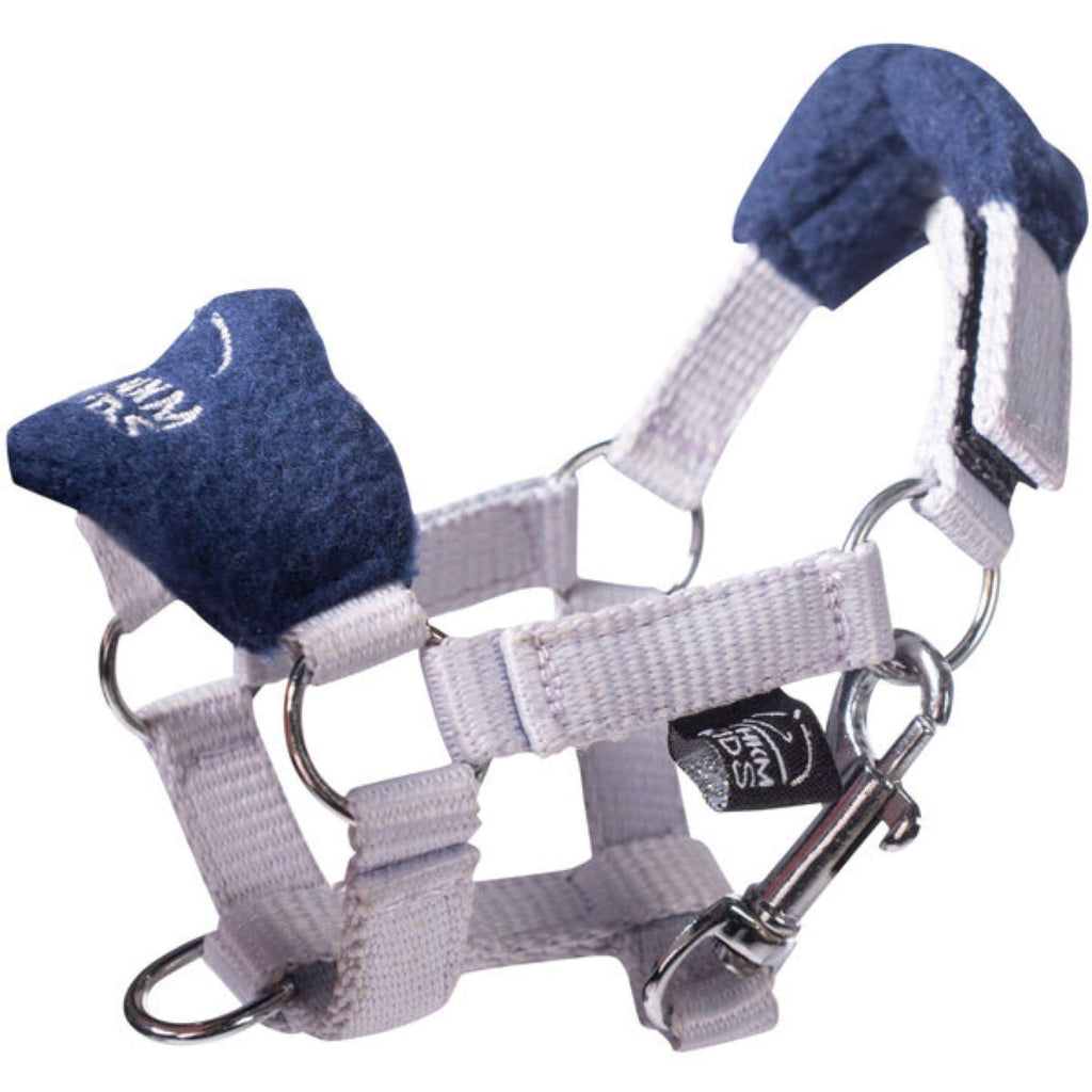 HKM Set Cavezza Cuddle Horse Grigio/Blu