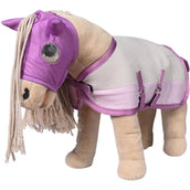 HKM Maschera per Mosche Cuddle Horse Rosa chiaro