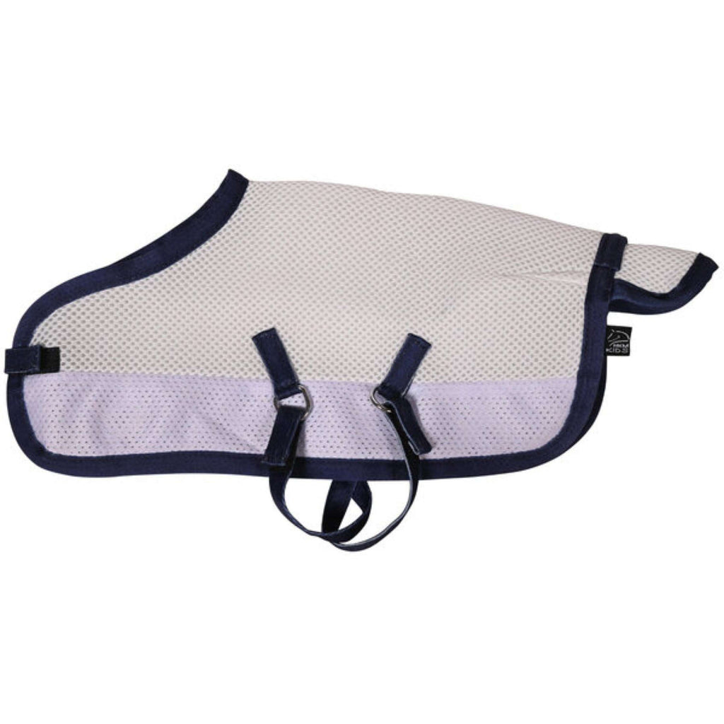 HKM Maschera per Mosche Cuddle Horse Grigio/Blu