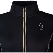 Lauria Garrelli Gilet in Pile Limone Nero