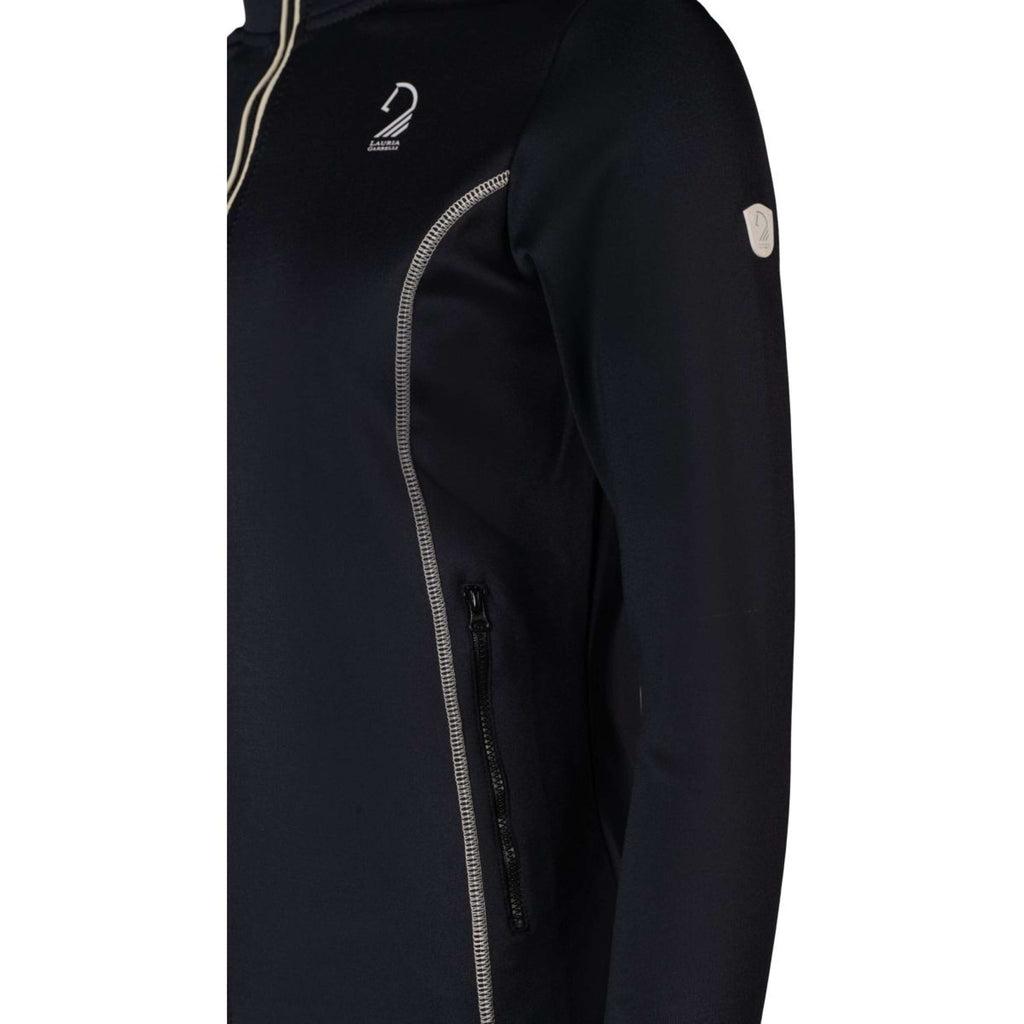 Lauria Garrelli Gilet in Pile Limone Nero