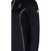 Lauria Garrelli Gilet in Pile Limone Nero