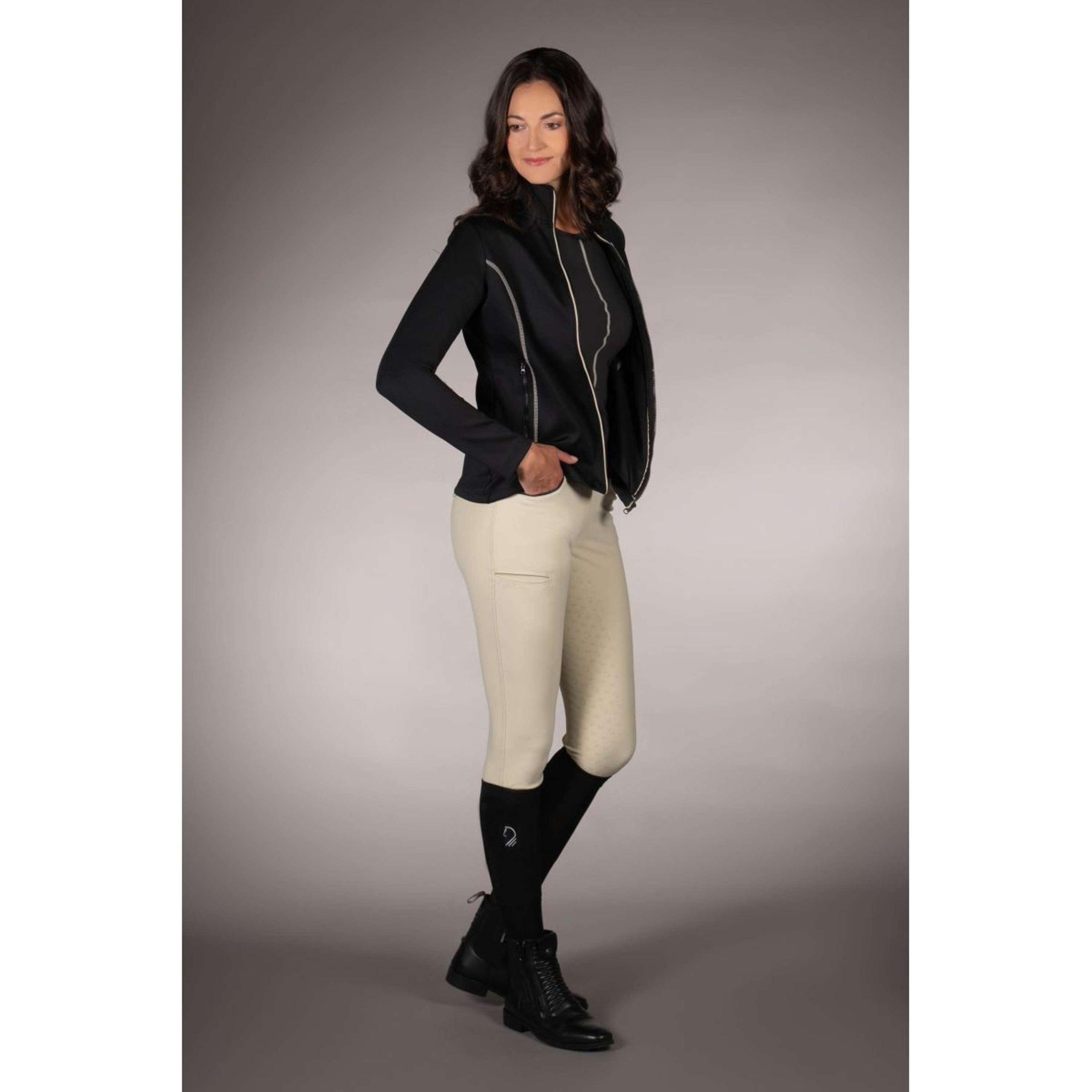 Lauria Garrelli Gilet in Pile Limone Nero Lauria Garrelli Gilet in Pile Limone Nero