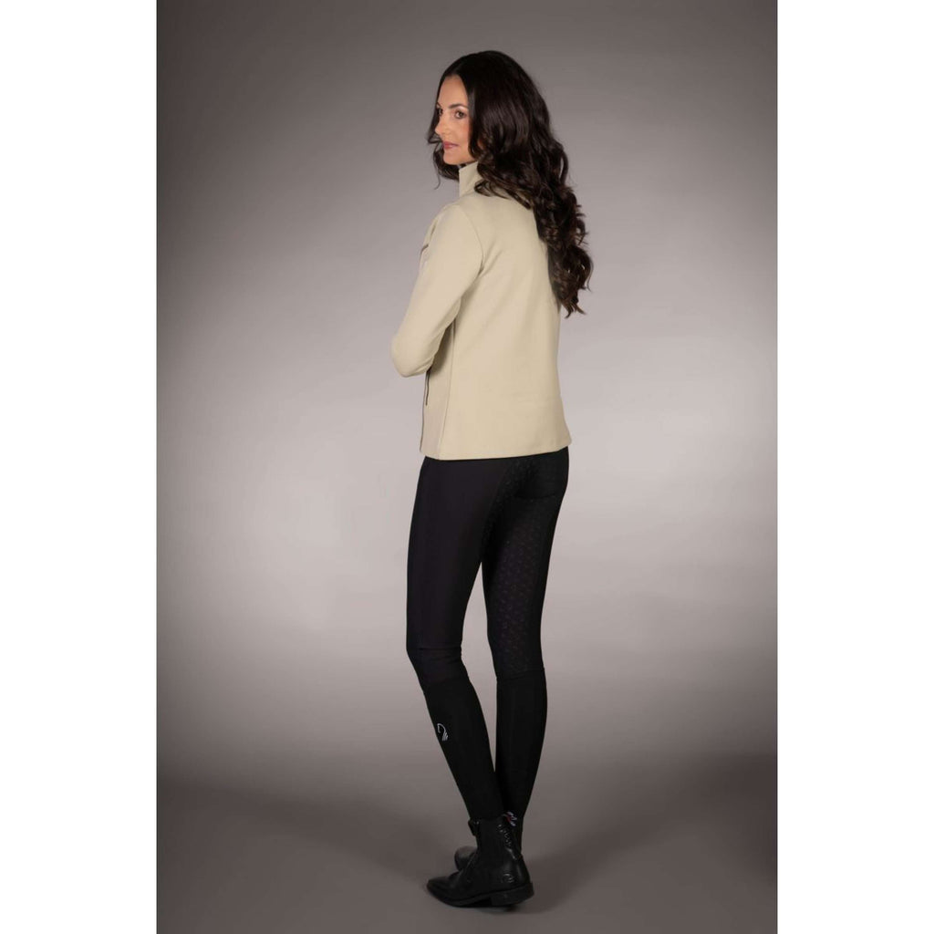 Lauria Garrelli Gilet in Pile Limone Grigio/Beige