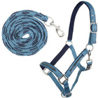 HKM Set Cavezza Crystal Fodera Morbida Benzina/Marina