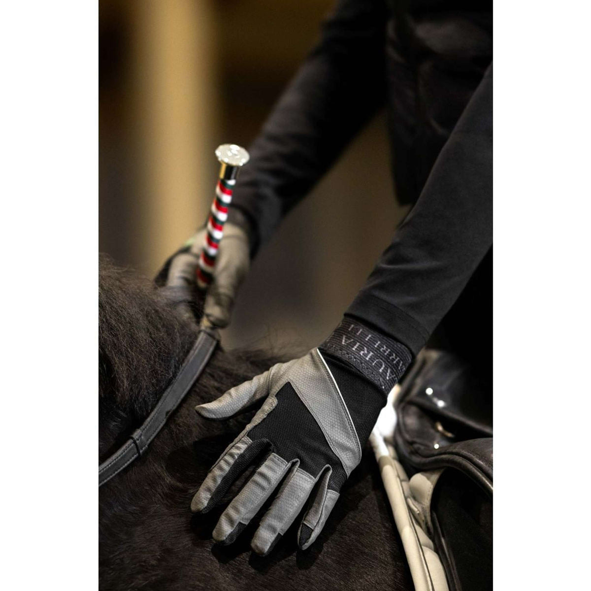 HKM Guanti Livigno Nero/Grigio