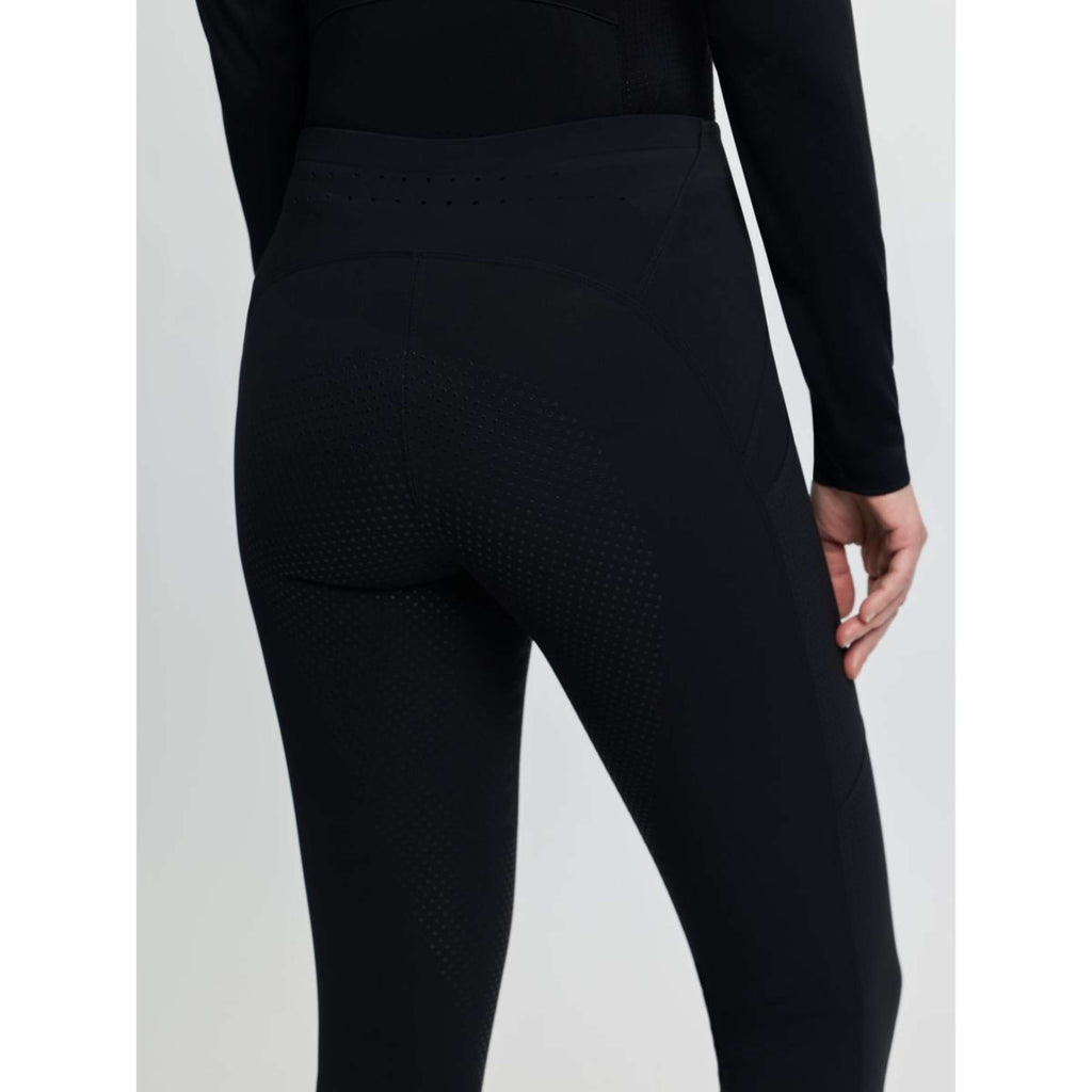 LeMieux Leggings da Equitazione Airflow Full Grip Nero