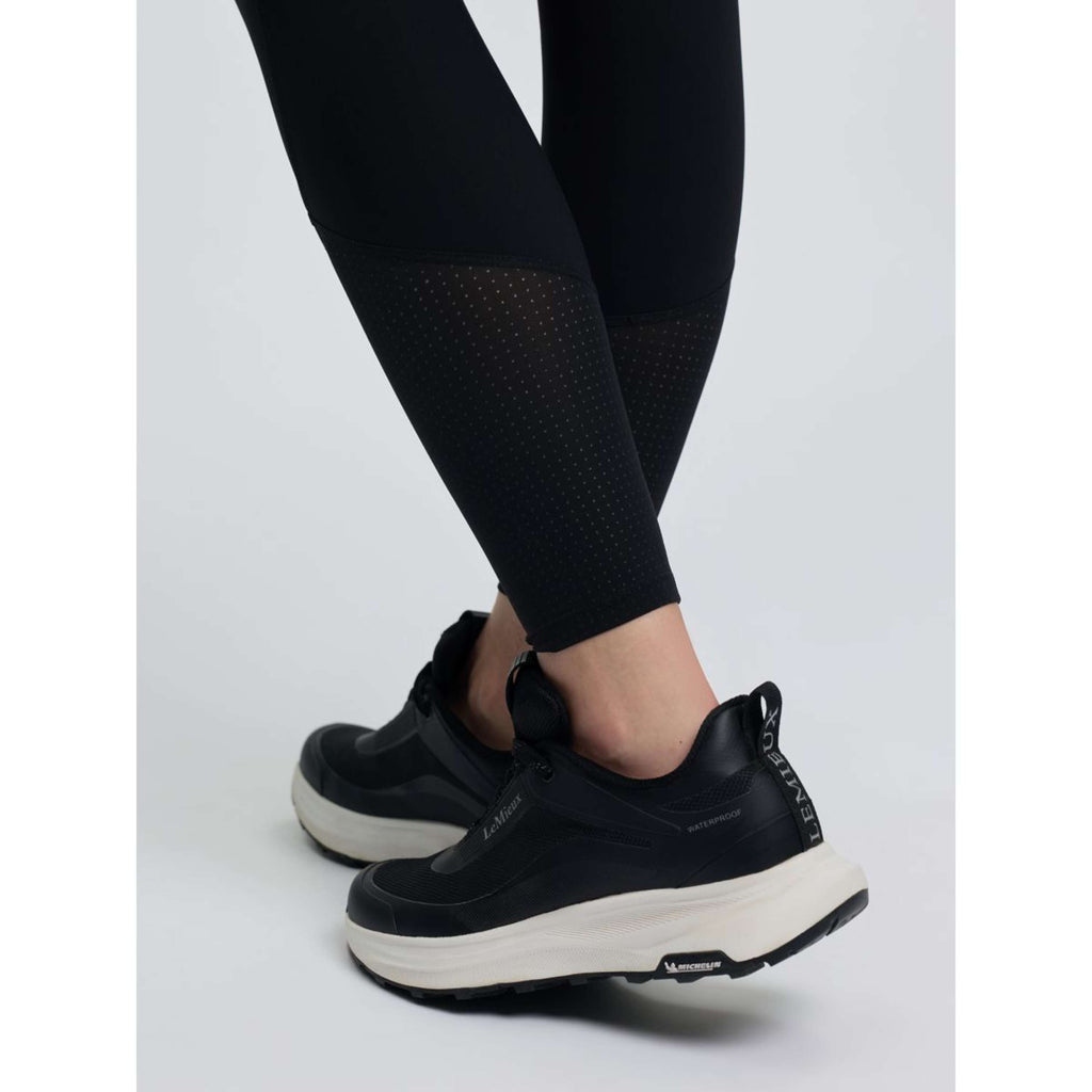 LeMieux Leggings da Equitazione Airflow Full Grip Nero