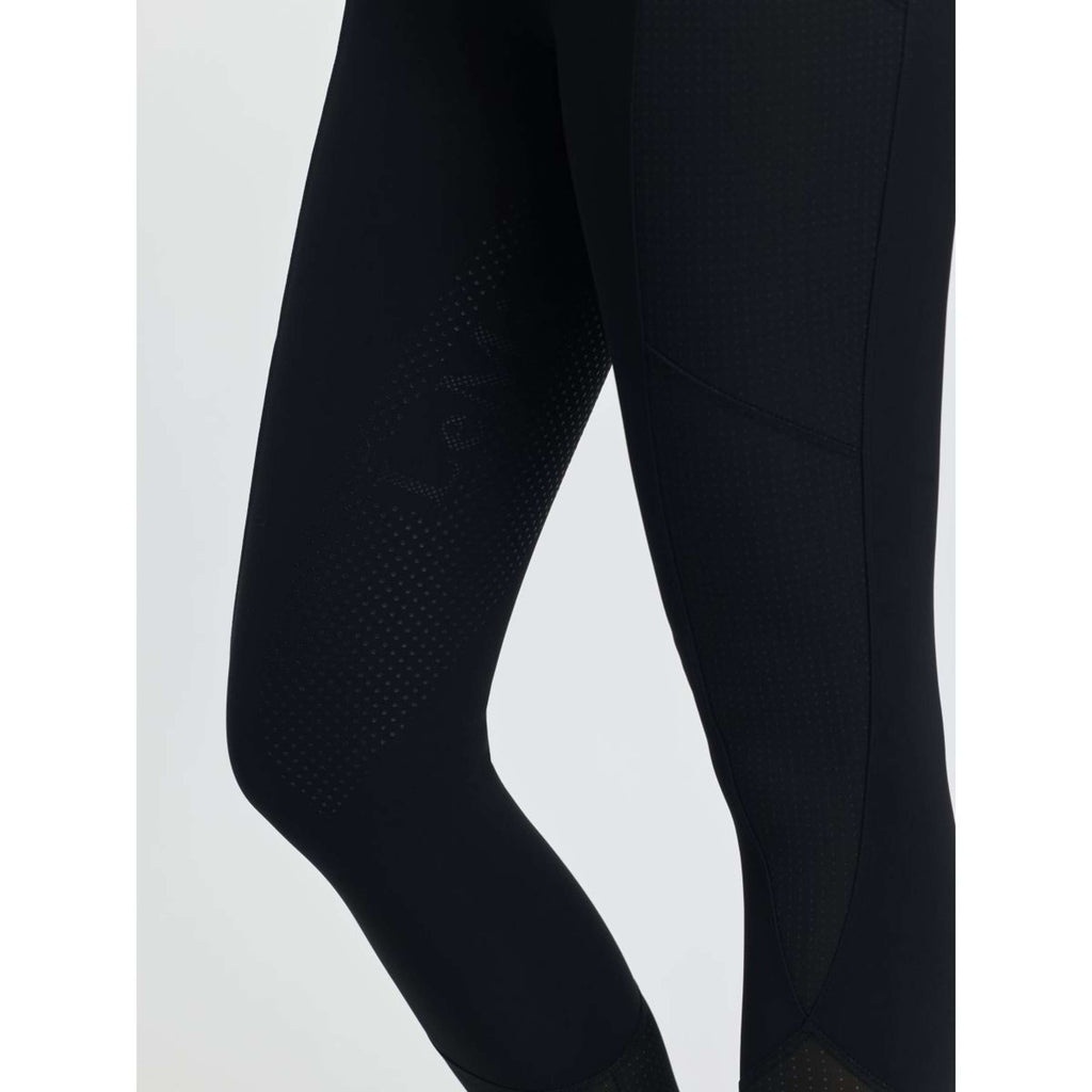 LeMieux Leggings da Equitazione Airflow Full Grip Nero