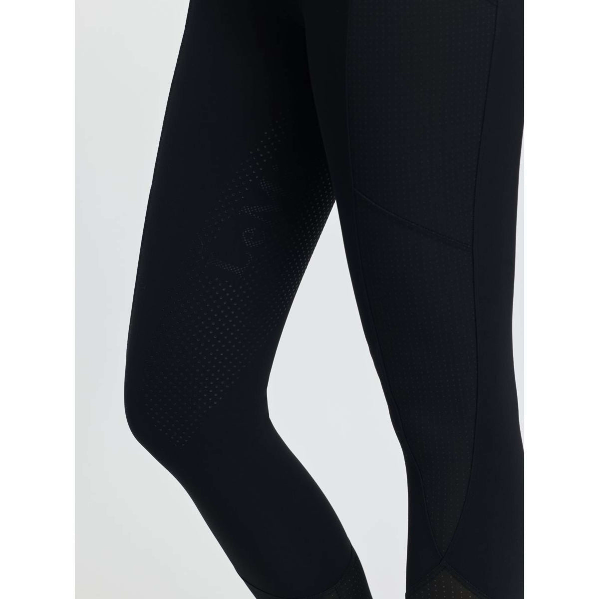 LeMieux Leggings da Equitazione Airflow Full Grip Nero
