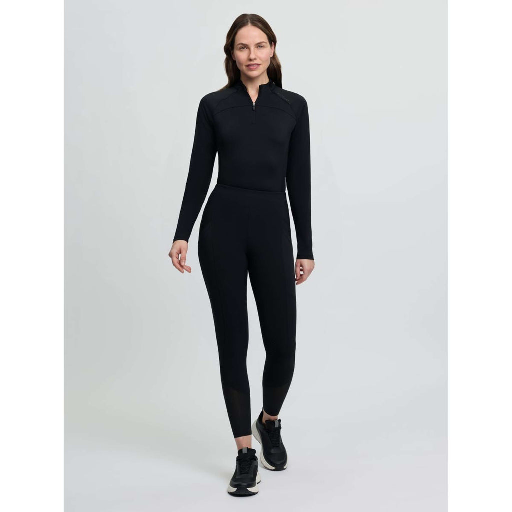 LeMieux Leggings da Equitazione Airflow Full Grip Nero