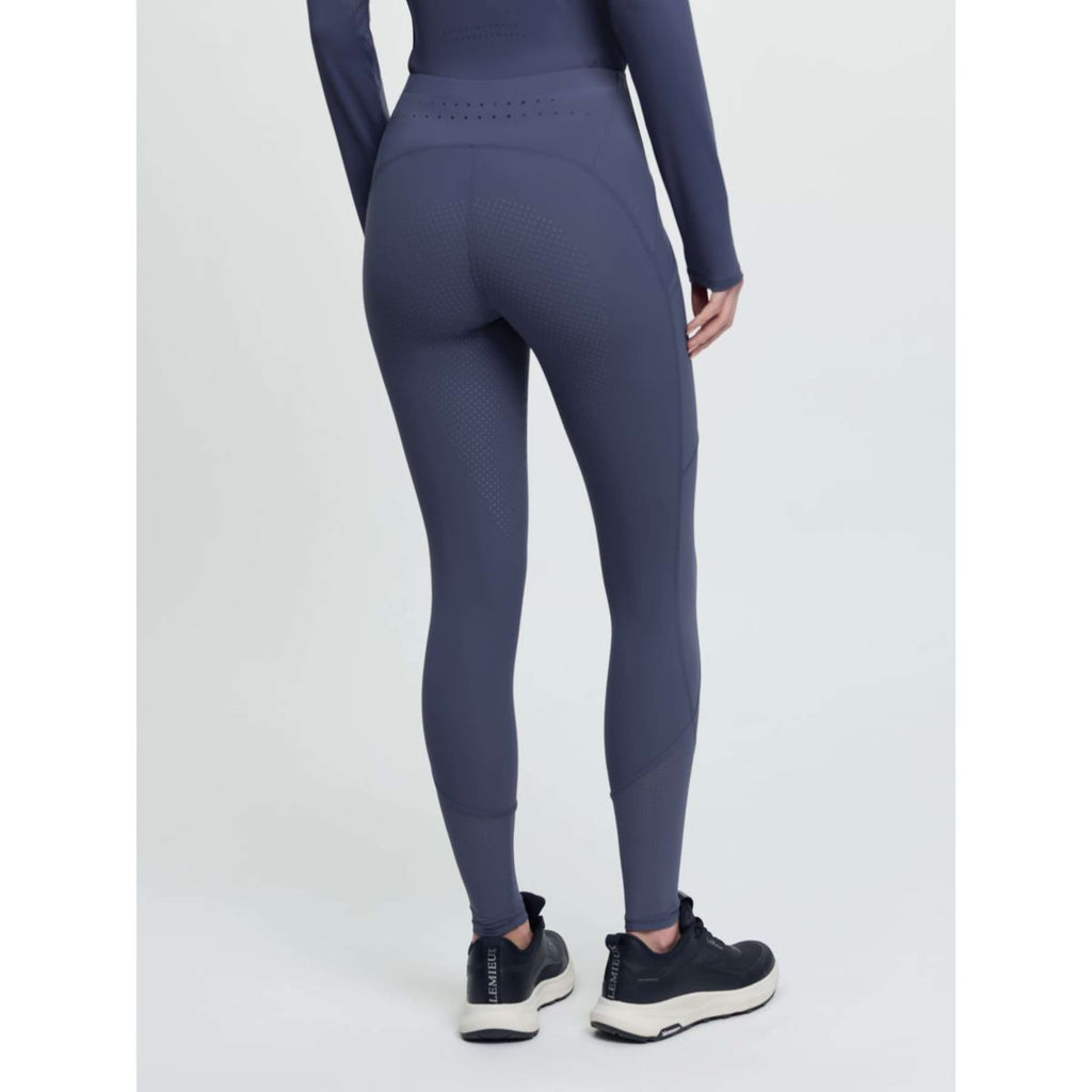 LeMieux Leggings da Equitazione Airflow Full Grip Shadow