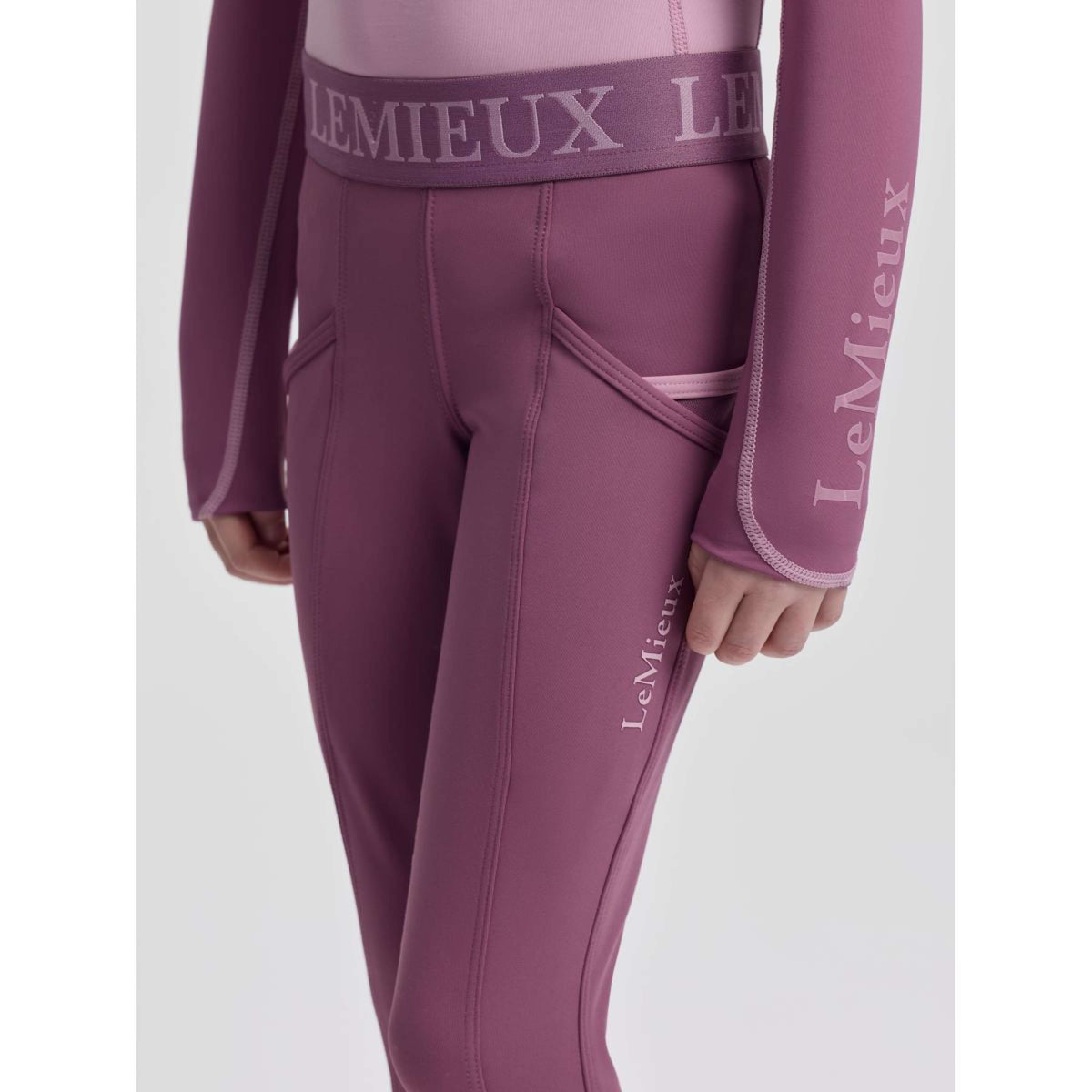 LeMieux Leggings da Equitazione Mini Mallow