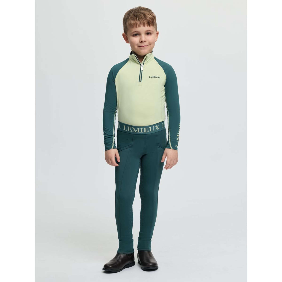 LeMieux Leggings da Equitazione Mini Jungle